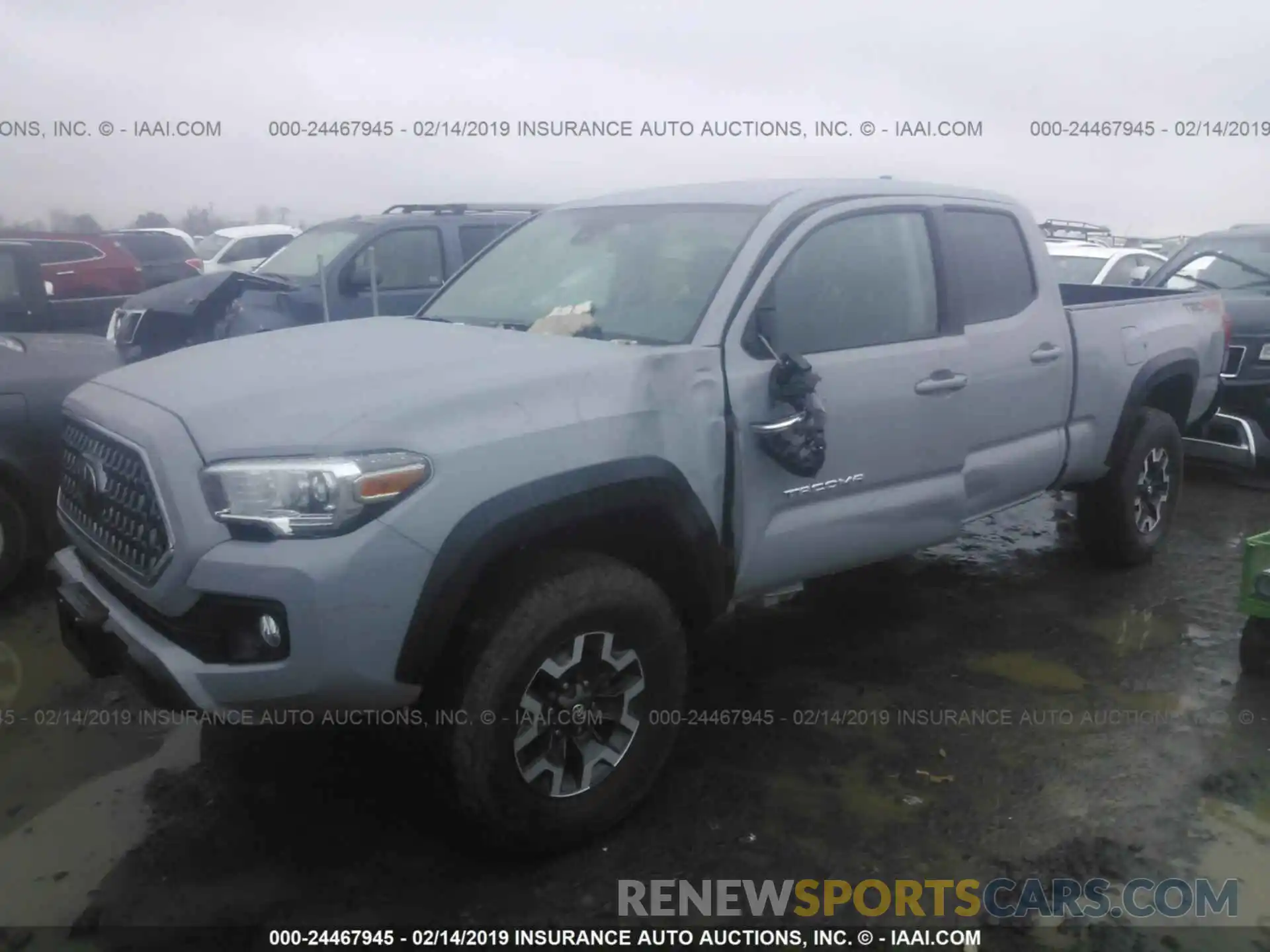 2 Photograph of a damaged car 3TMDZ5BN4KM059470 TOYOTA TACOMA 2019