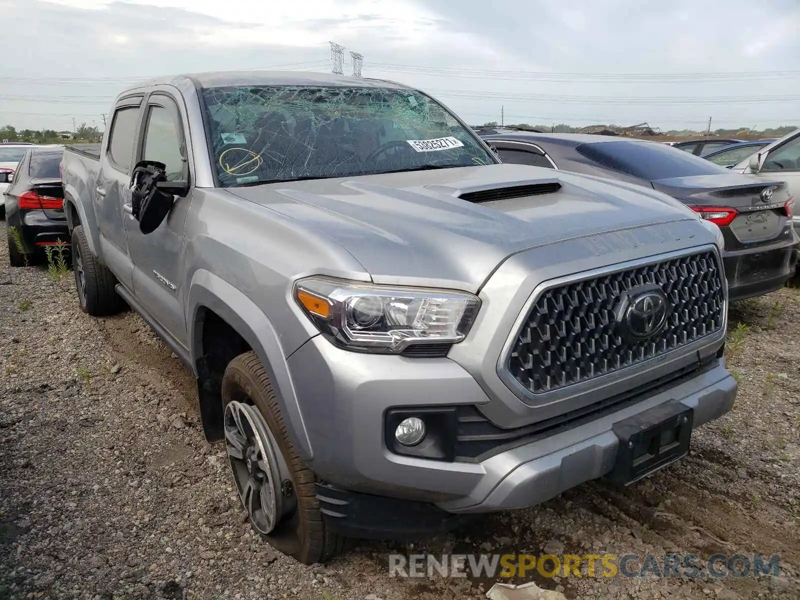 1 Photograph of a damaged car 3TMDZ5BN4KM061770 TOYOTA TACOMA 2019