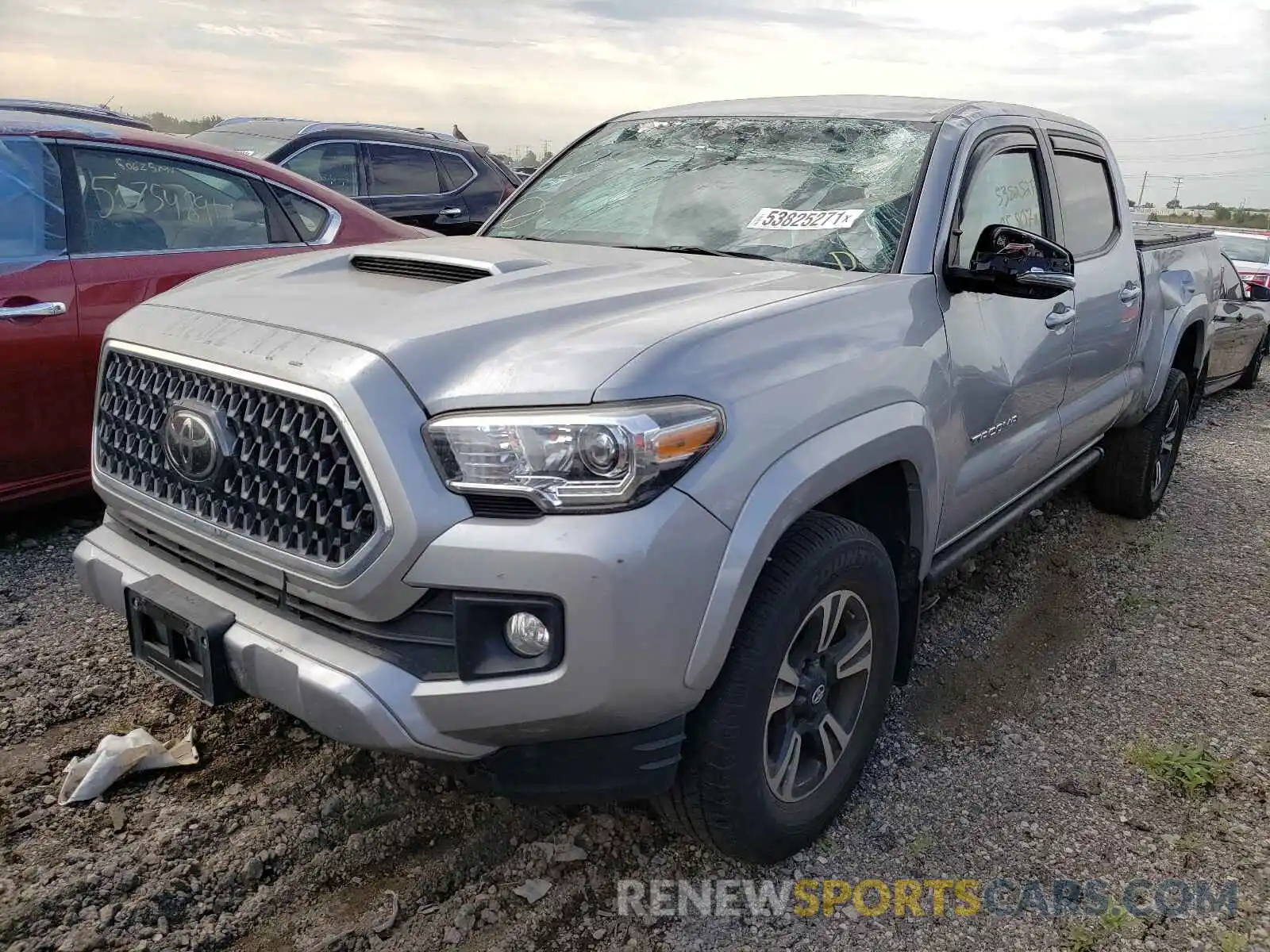 2 Photograph of a damaged car 3TMDZ5BN4KM061770 TOYOTA TACOMA 2019