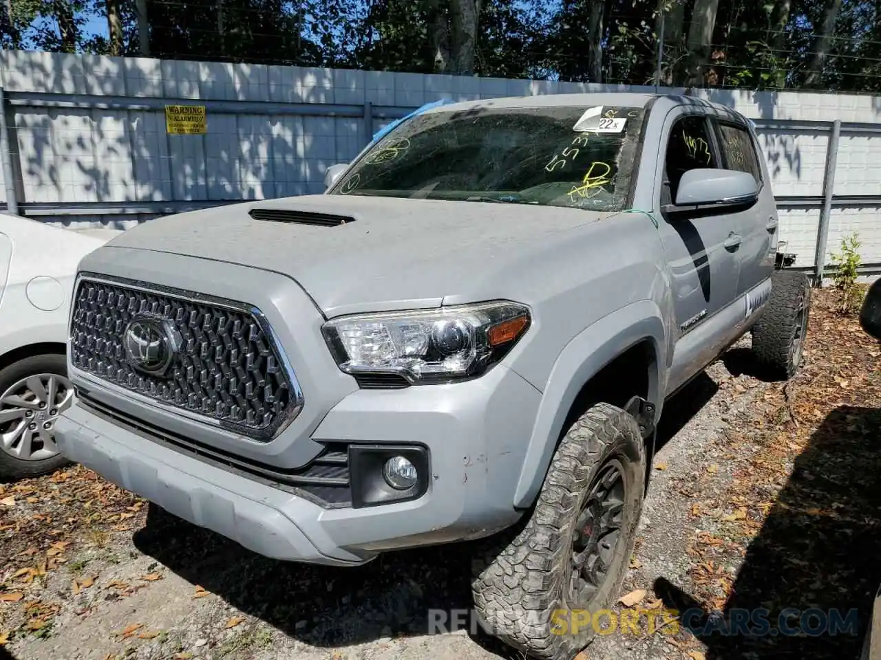 2 Photograph of a damaged car 3TMDZ5BN4KM064748 TOYOTA TACOMA 2019