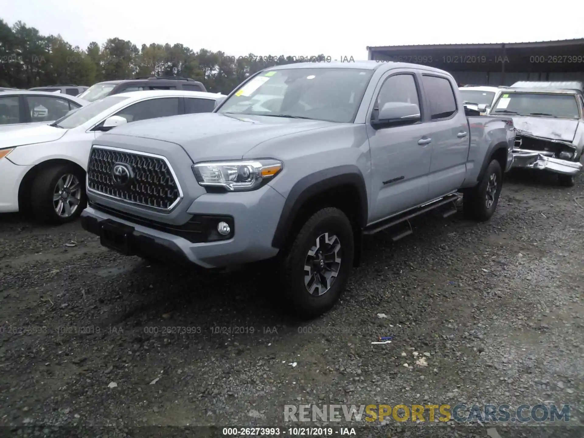 2 Photograph of a damaged car 3TMDZ5BN4KM065544 TOYOTA TACOMA 2019