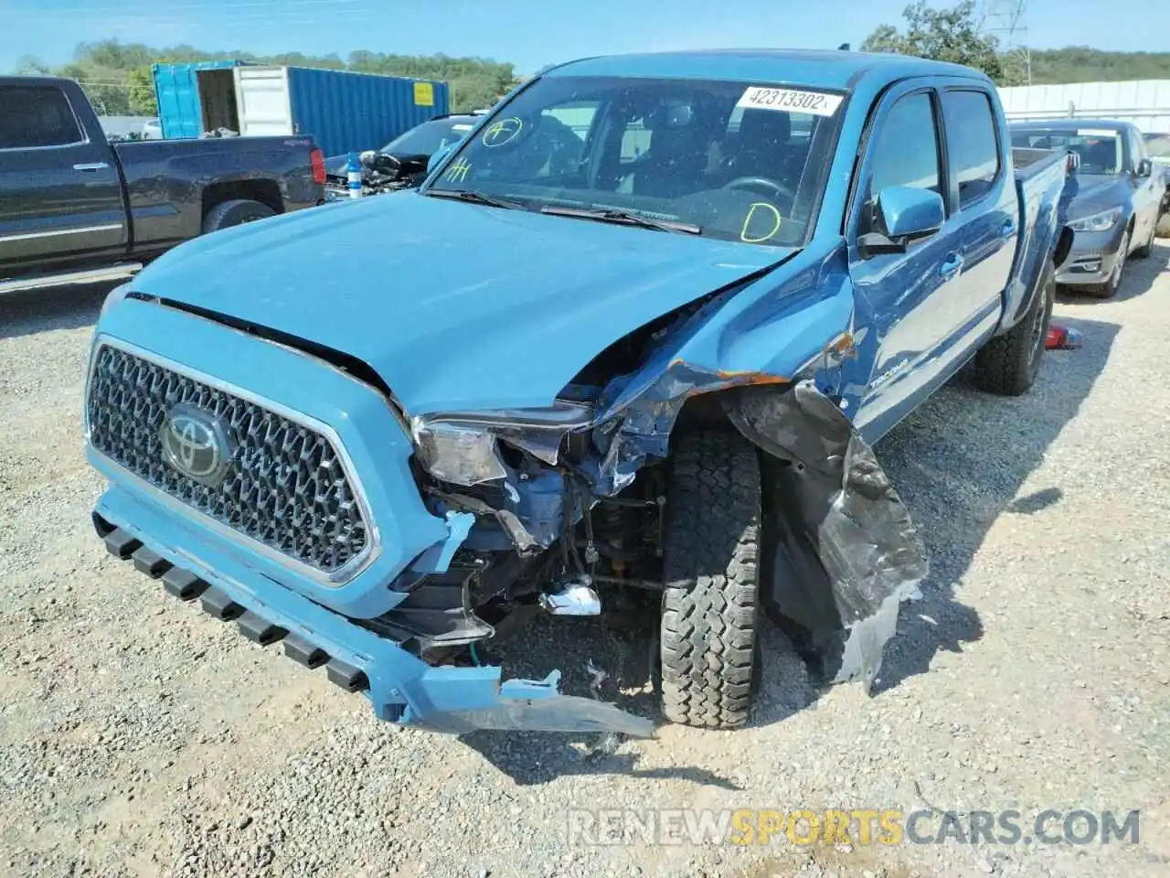 2 Photograph of a damaged car 3TMDZ5BN4KM067245 TOYOTA TACOMA 2019