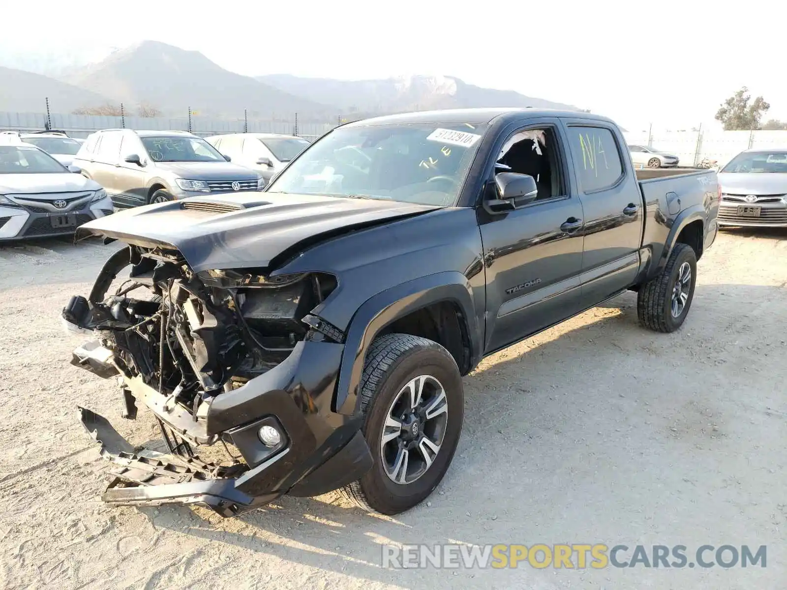 2 Photograph of a damaged car 3TMDZ5BN4KM077385 TOYOTA TACOMA 2019