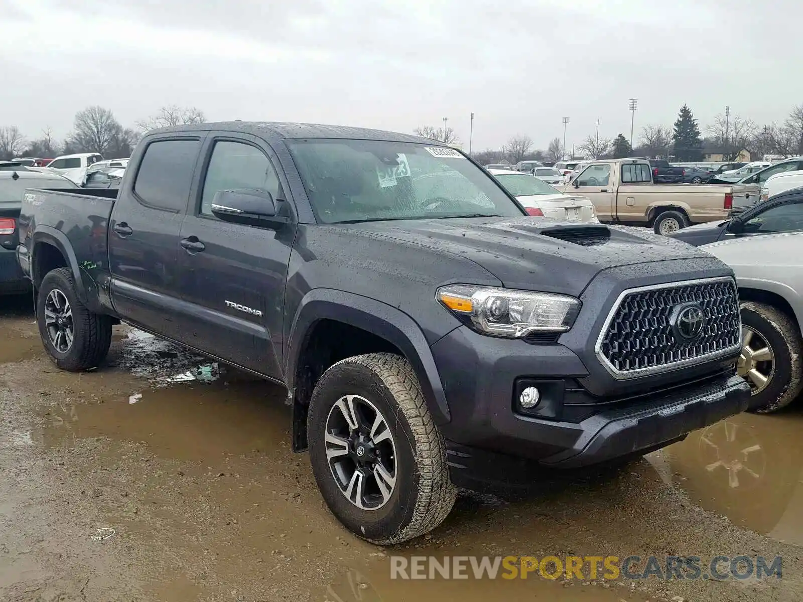 1 Photograph of a damaged car 3TMDZ5BN4KM078603 TOYOTA TACOMA 2019