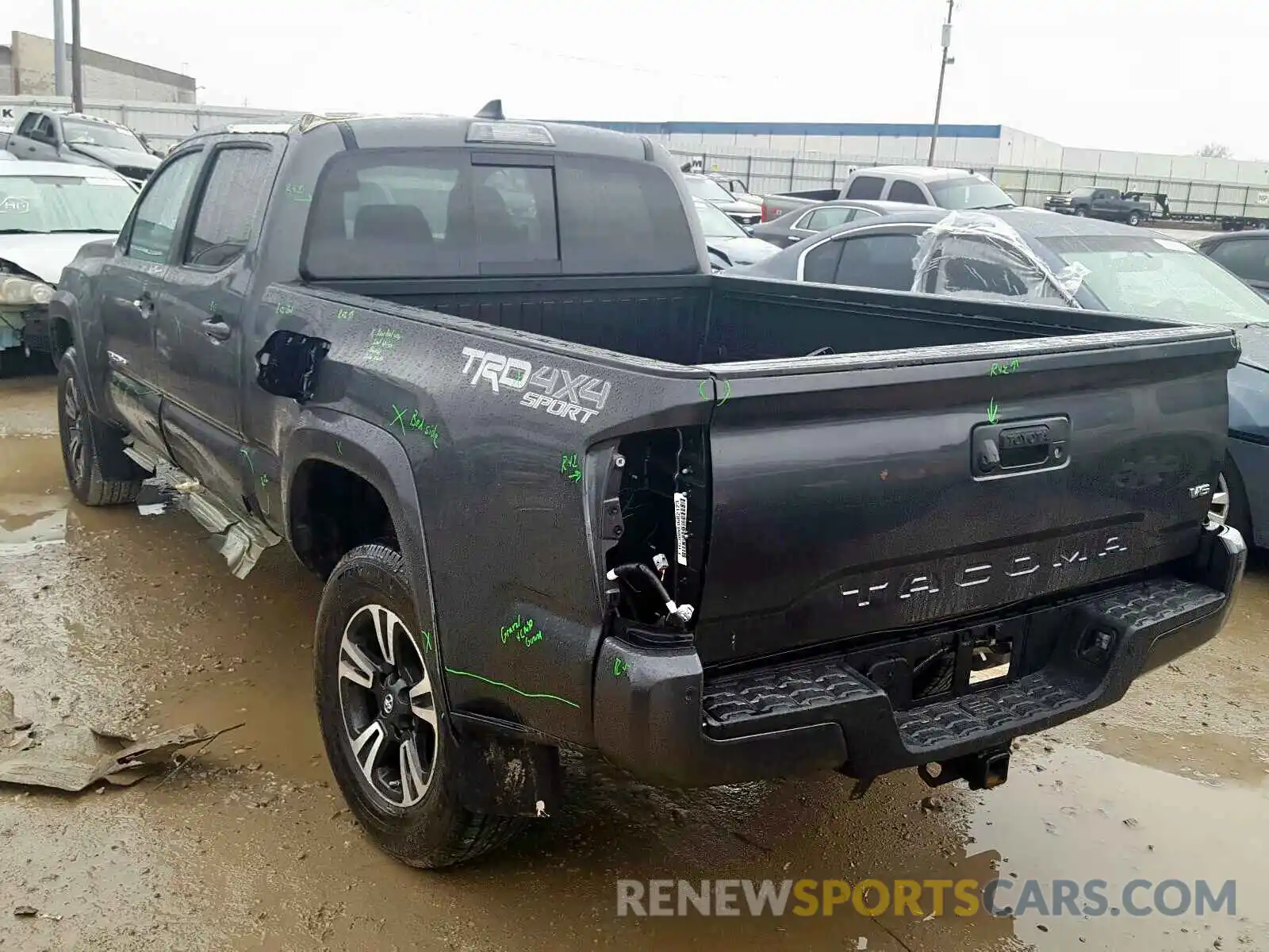 3 Photograph of a damaged car 3TMDZ5BN4KM078603 TOYOTA TACOMA 2019