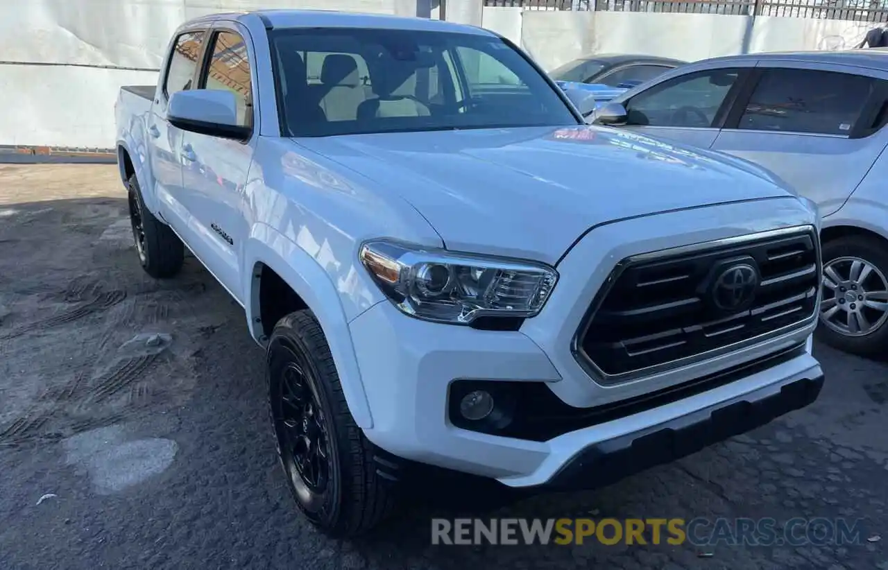 1 Photograph of a damaged car 3TMDZ5BN4KM176966 TOYOTA TACOMA 2019