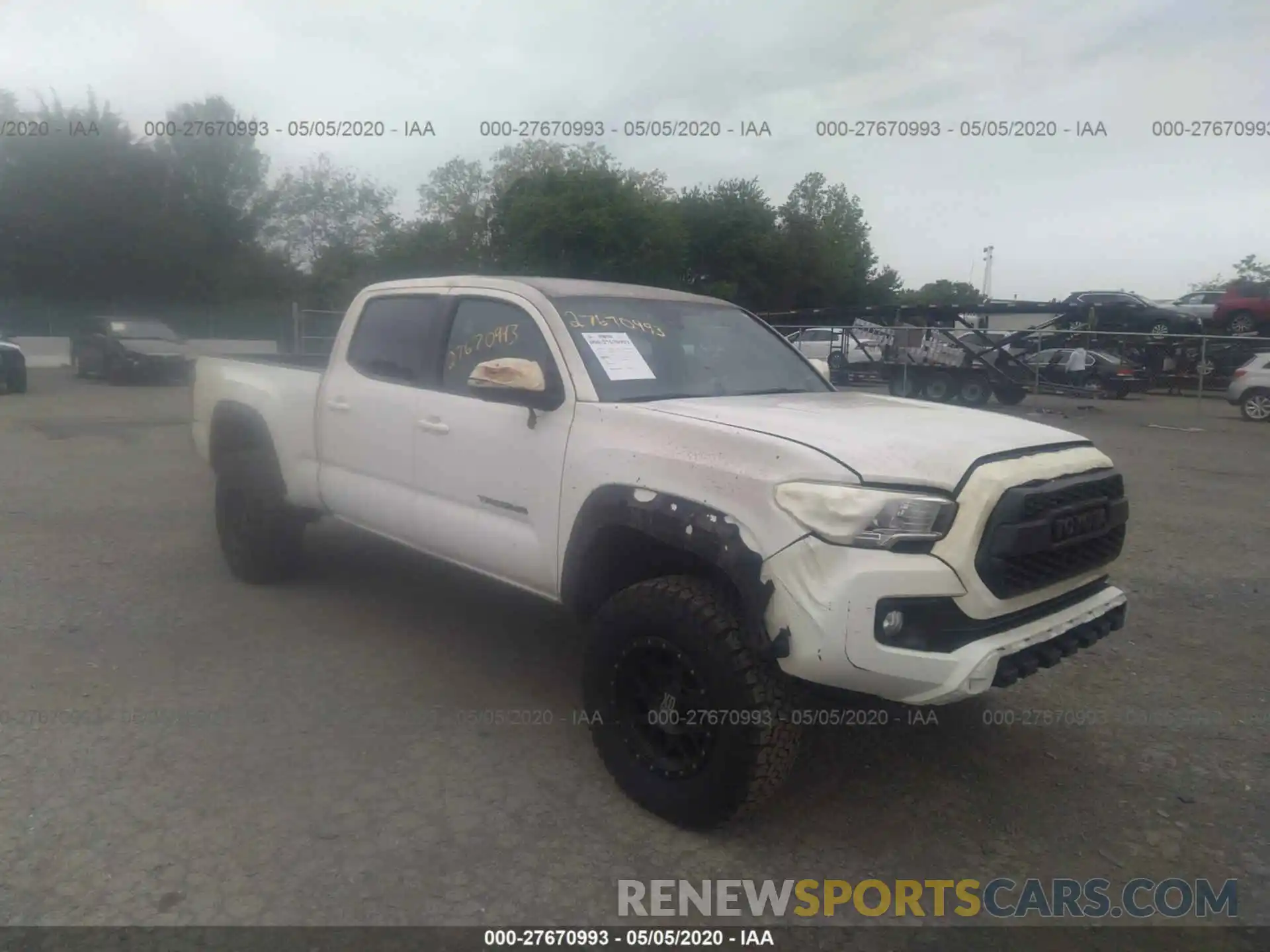 1 Photograph of a damaged car 3TMDZ5BN5KM056044 TOYOTA TACOMA 2019