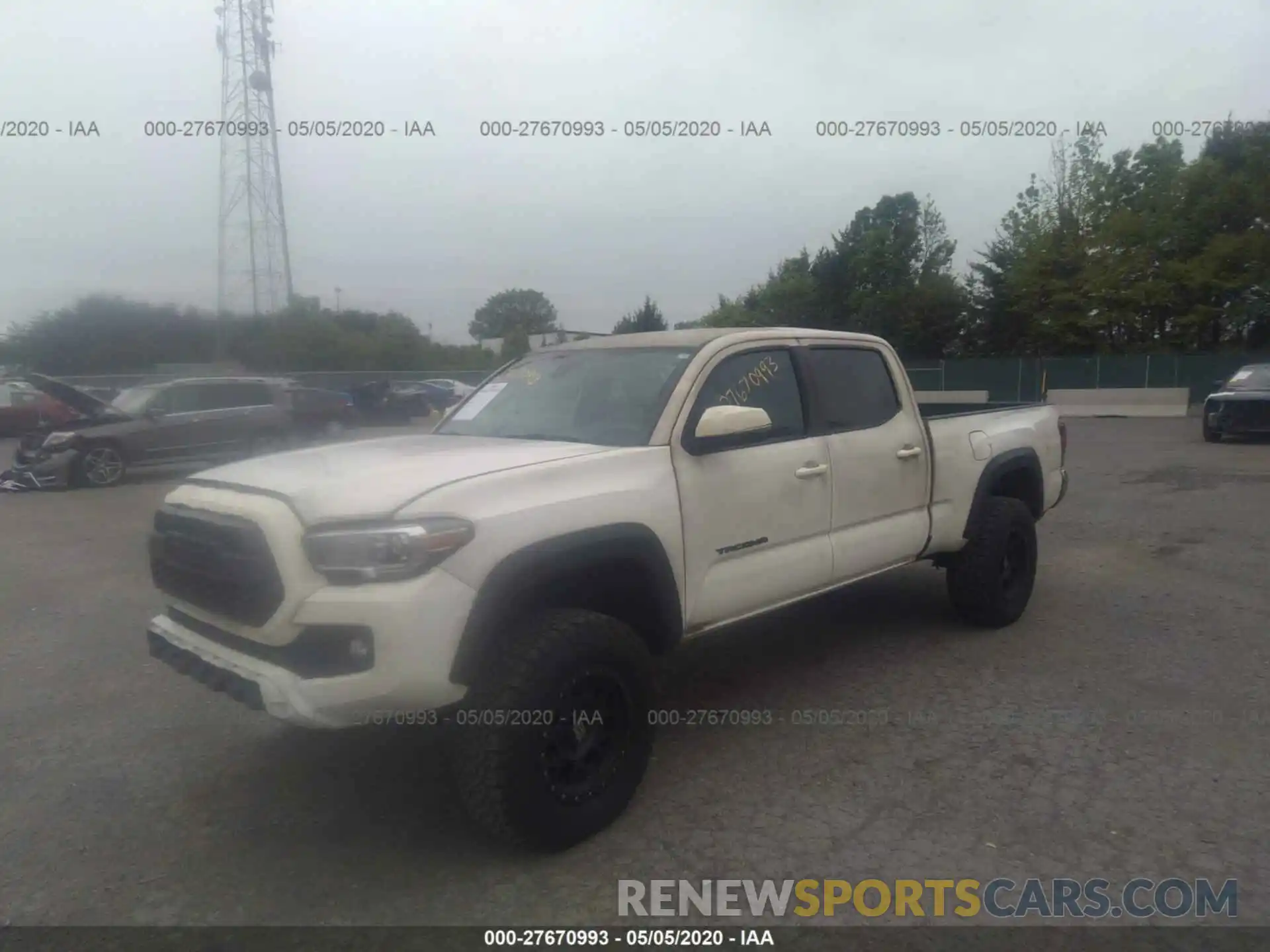 2 Photograph of a damaged car 3TMDZ5BN5KM056044 TOYOTA TACOMA 2019