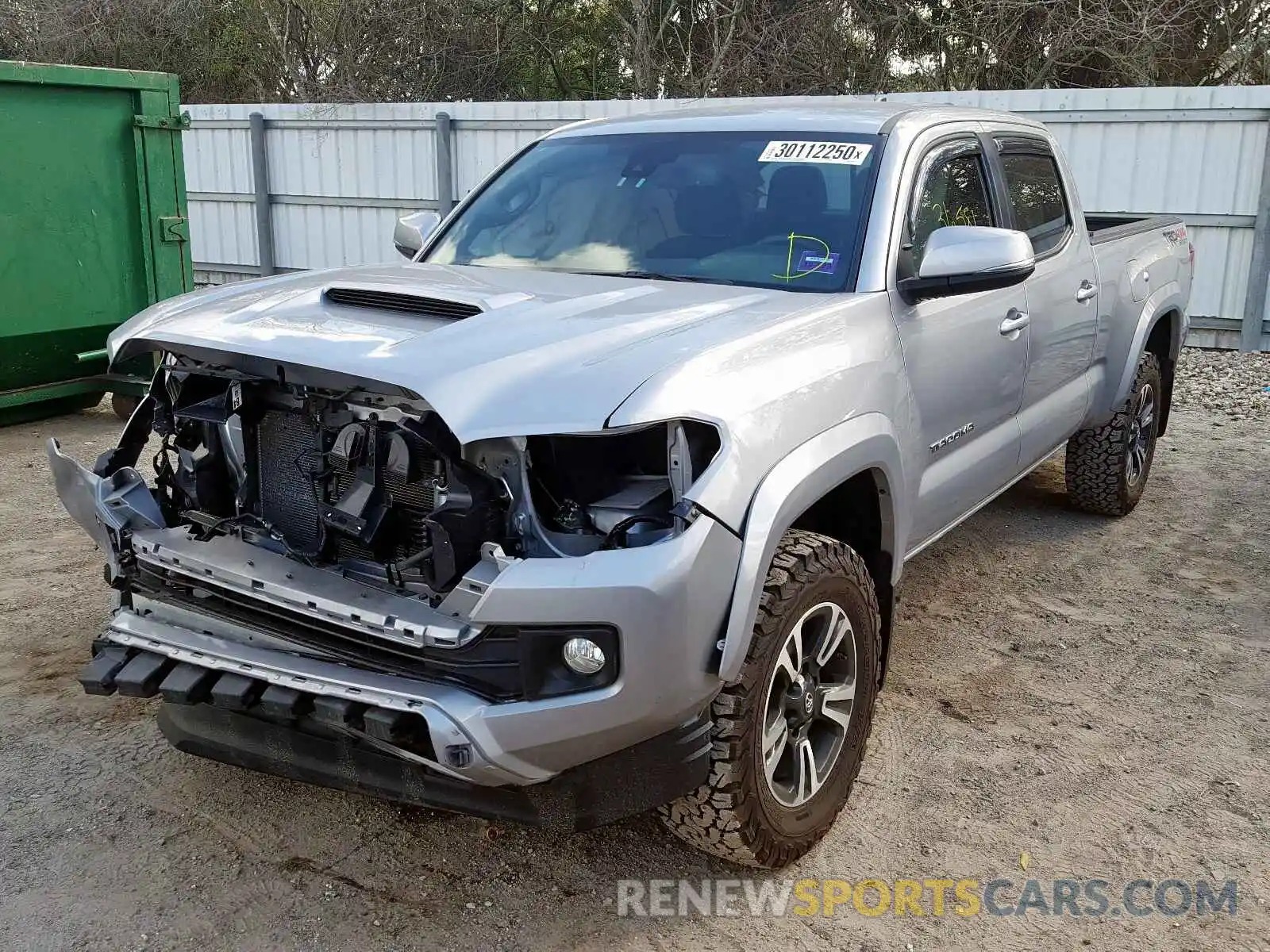 2 Photograph of a damaged car 3TMDZ5BN5KM057775 TOYOTA TACOMA 2019