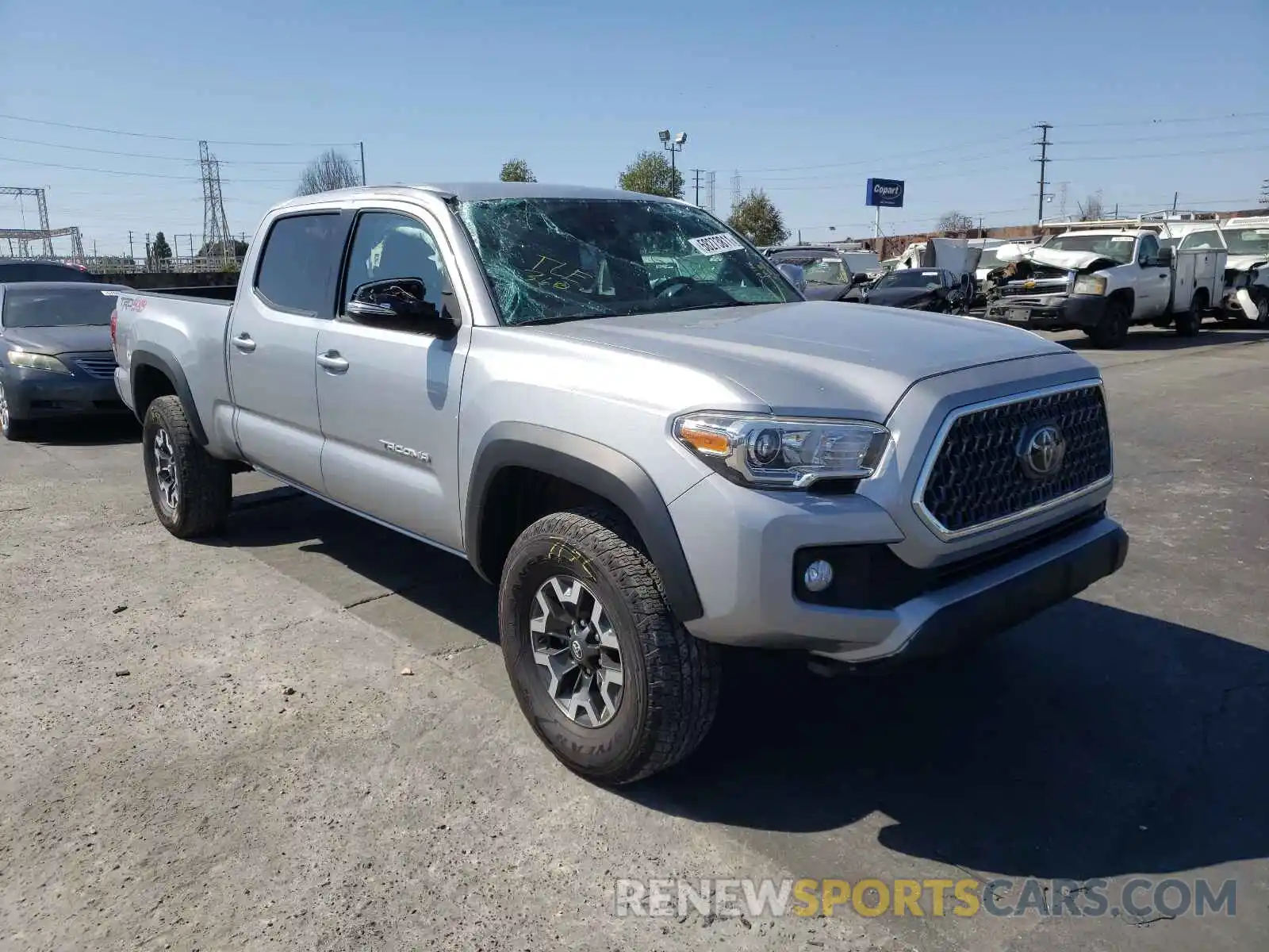 1 Photograph of a damaged car 3TMDZ5BN5KM058862 TOYOTA TACOMA 2019