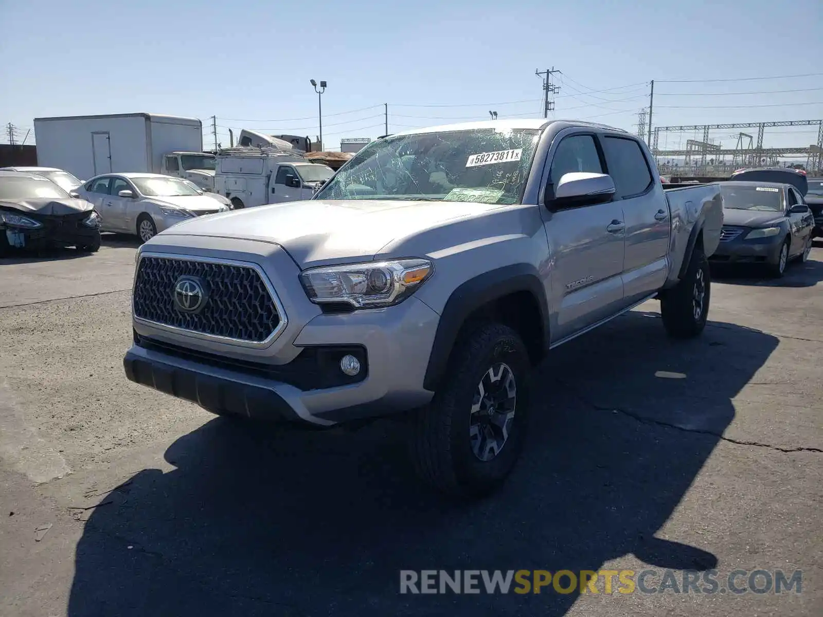 2 Photograph of a damaged car 3TMDZ5BN5KM058862 TOYOTA TACOMA 2019