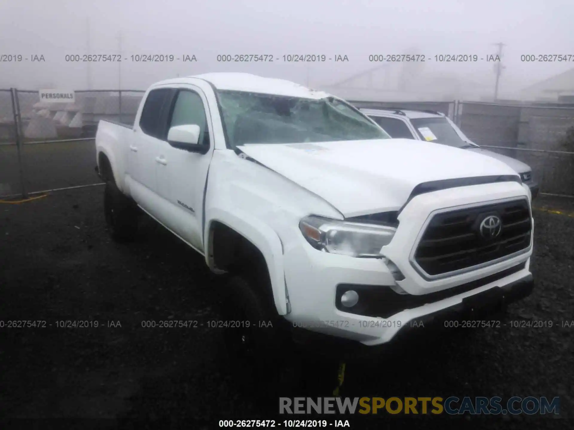 1 Photograph of a damaged car 3TMDZ5BN5KM060384 TOYOTA TACOMA 2019