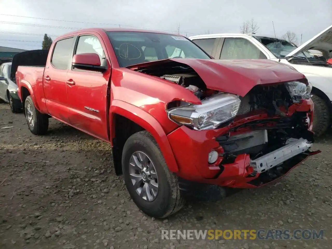 1 Photograph of a damaged car 3TMDZ5BN5KM060420 TOYOTA TACOMA 2019