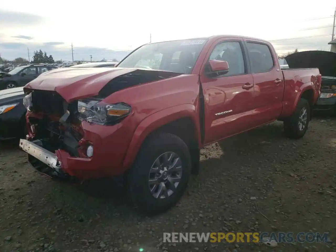 2 Photograph of a damaged car 3TMDZ5BN5KM060420 TOYOTA TACOMA 2019