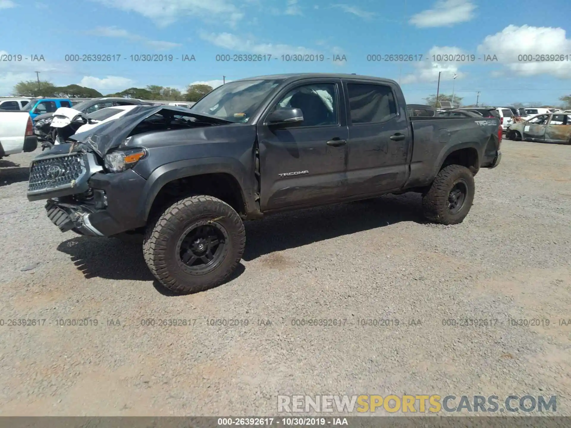 2 Photograph of a damaged car 3TMDZ5BN5KM060756 TOYOTA TACOMA 2019