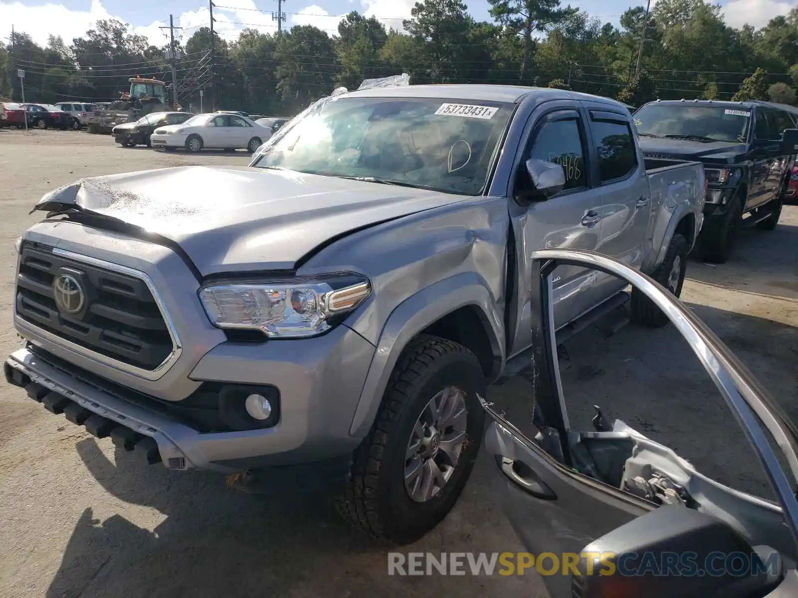 2 Photograph of a damaged car 3TMDZ5BN5KM065150 TOYOTA TACOMA 2019