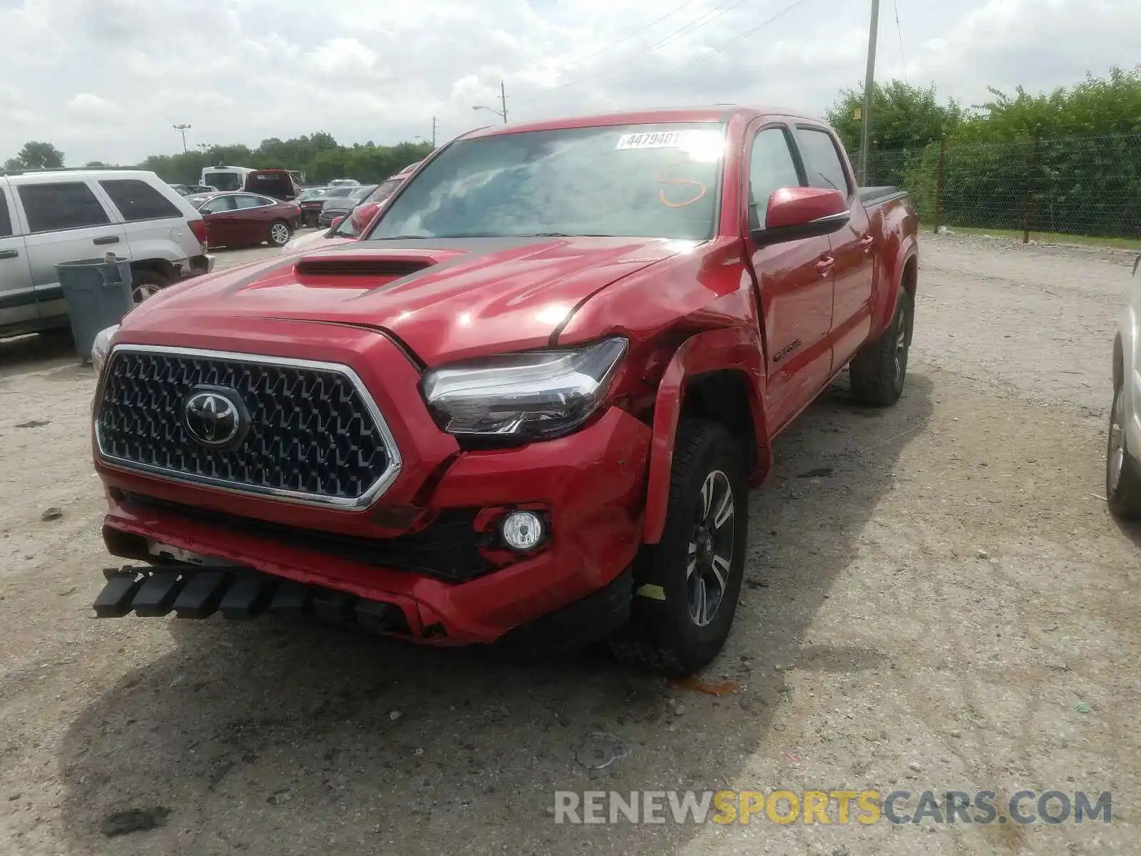 2 Photograph of a damaged car 3TMDZ5BN5KM067724 TOYOTA TACOMA 2019