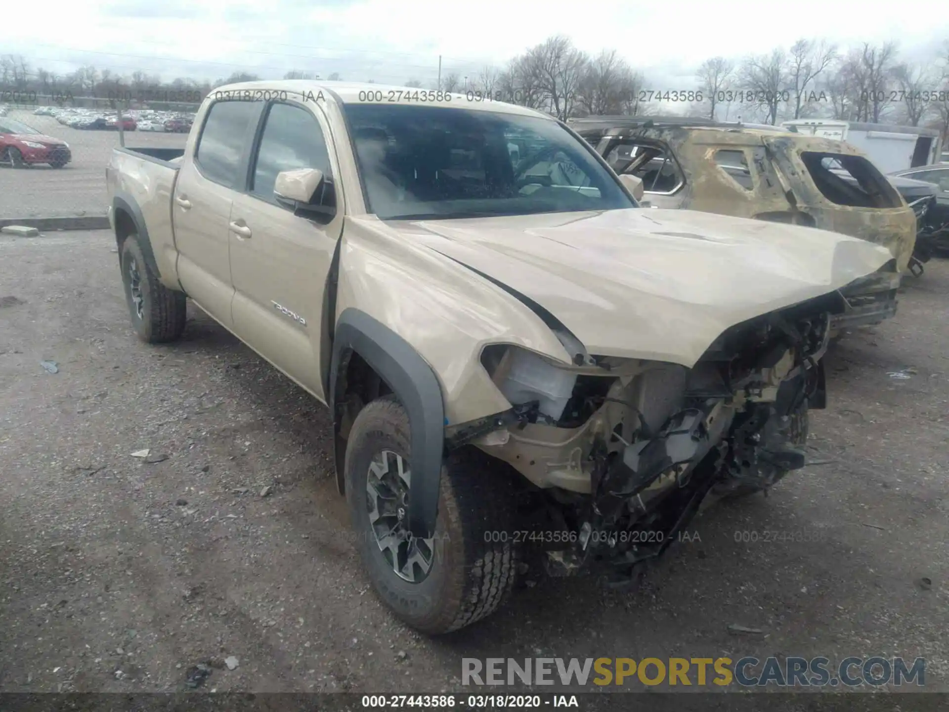 1 Photograph of a damaged car 3TMDZ5BN5KM067738 TOYOTA TACOMA 2019