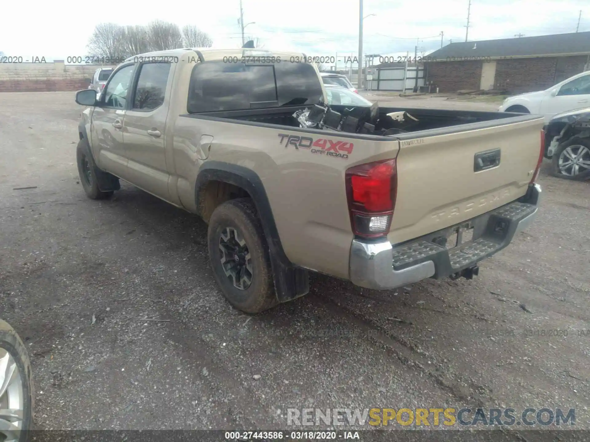 3 Photograph of a damaged car 3TMDZ5BN5KM067738 TOYOTA TACOMA 2019