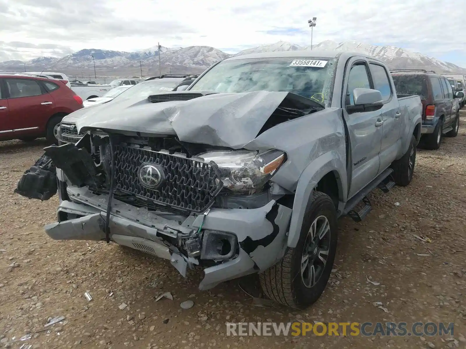 2 Photograph of a damaged car 3TMDZ5BN5KM068579 TOYOTA TACOMA 2019