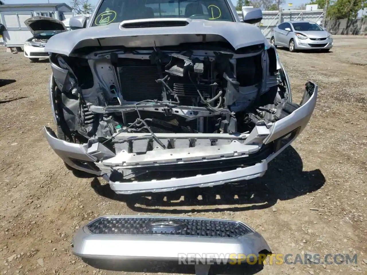 9 Photograph of a damaged car 3TMDZ5BN5KM069067 TOYOTA TACOMA 2019