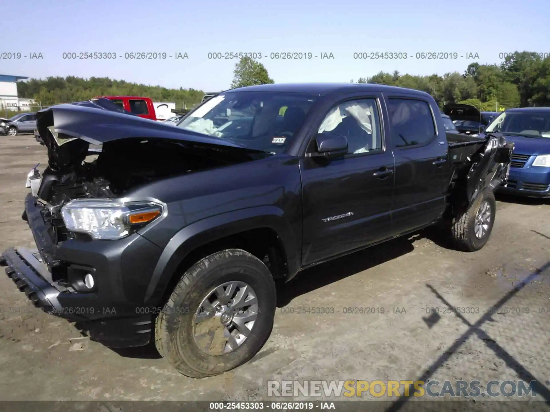 2 Photograph of a damaged car 3TMDZ5BN5KM069117 TOYOTA TACOMA 2019