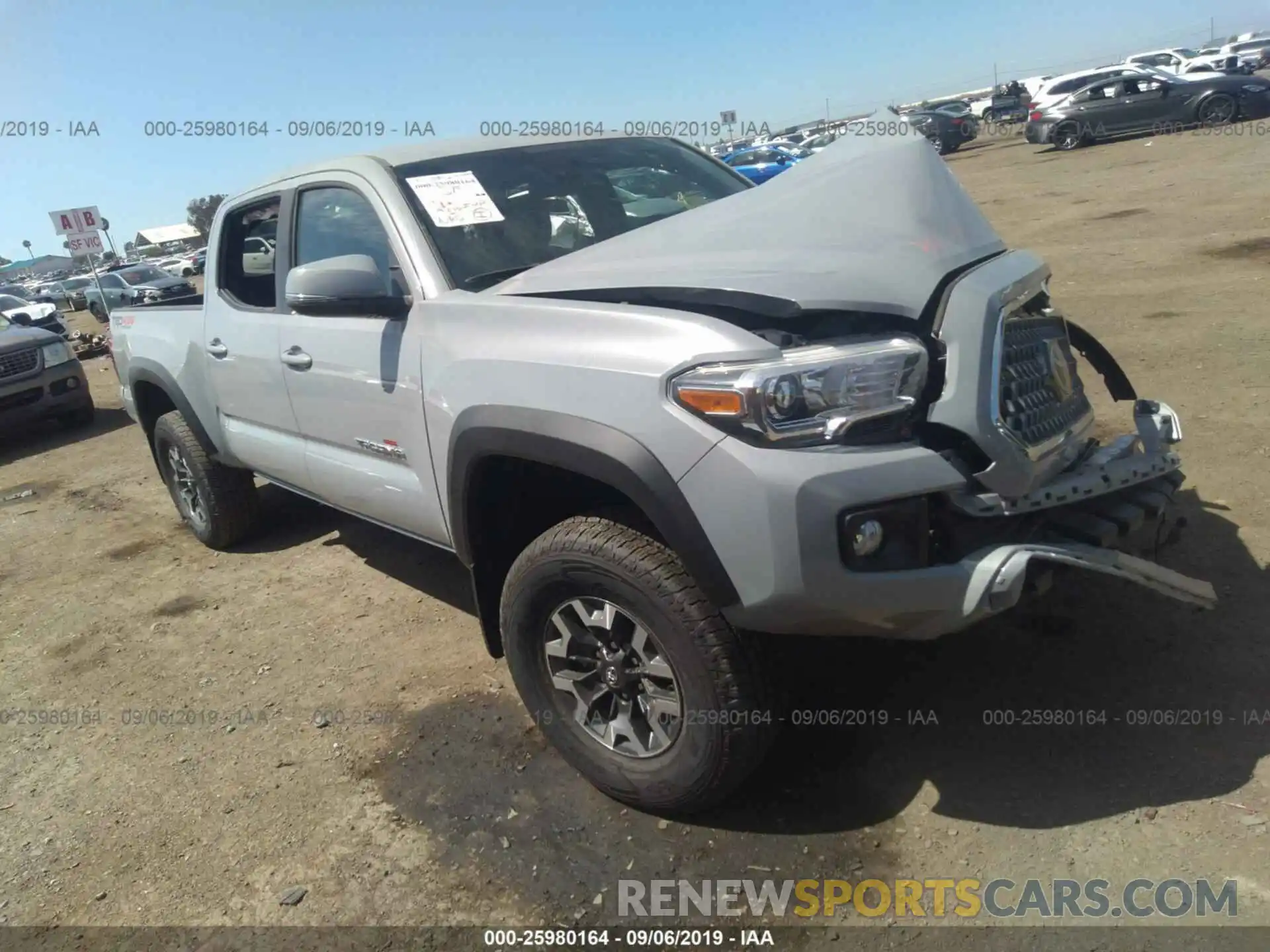 1 Photograph of a damaged car 3TMDZ5BN5KM070168 TOYOTA TACOMA 2019