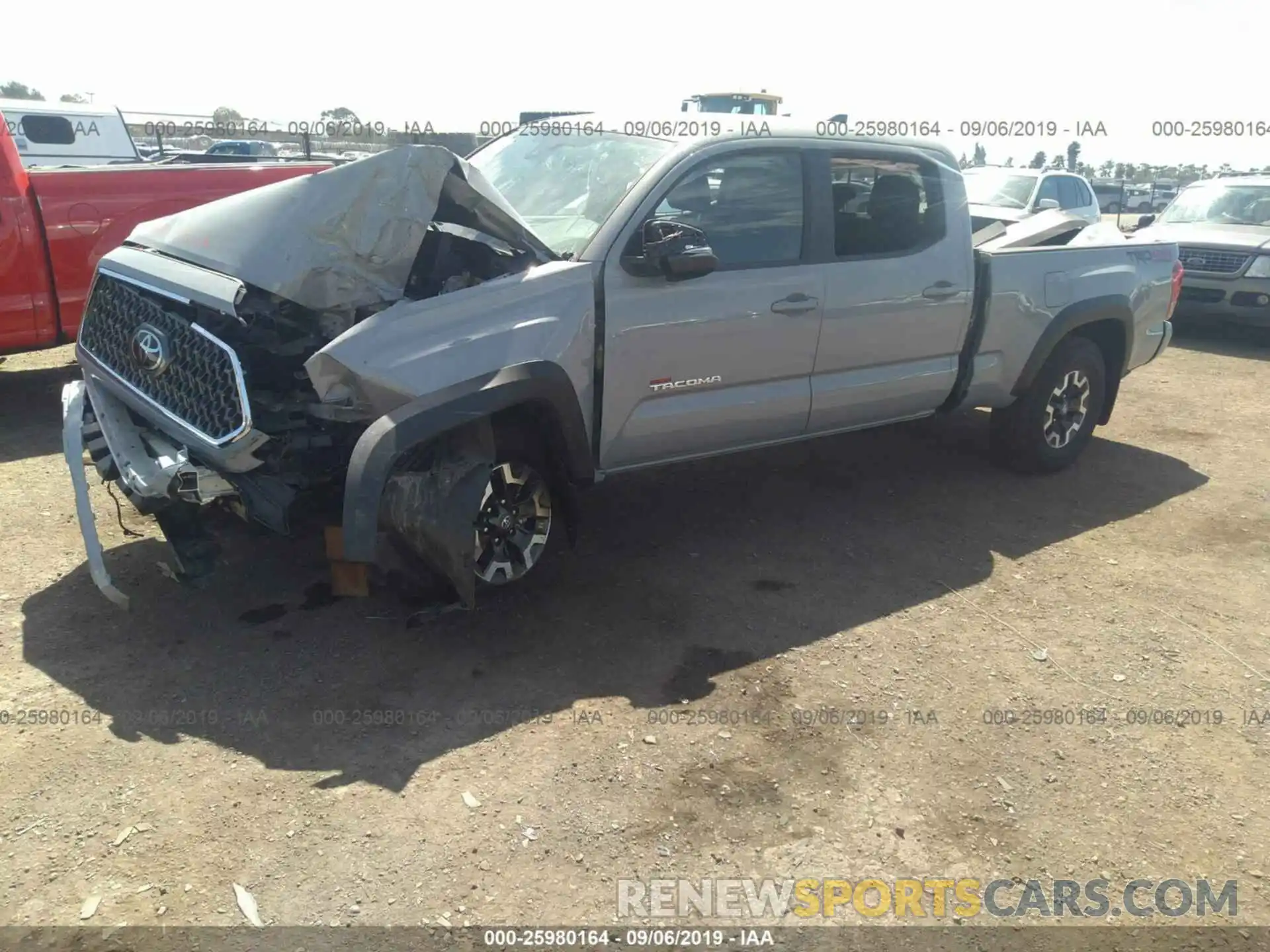 2 Photograph of a damaged car 3TMDZ5BN5KM070168 TOYOTA TACOMA 2019