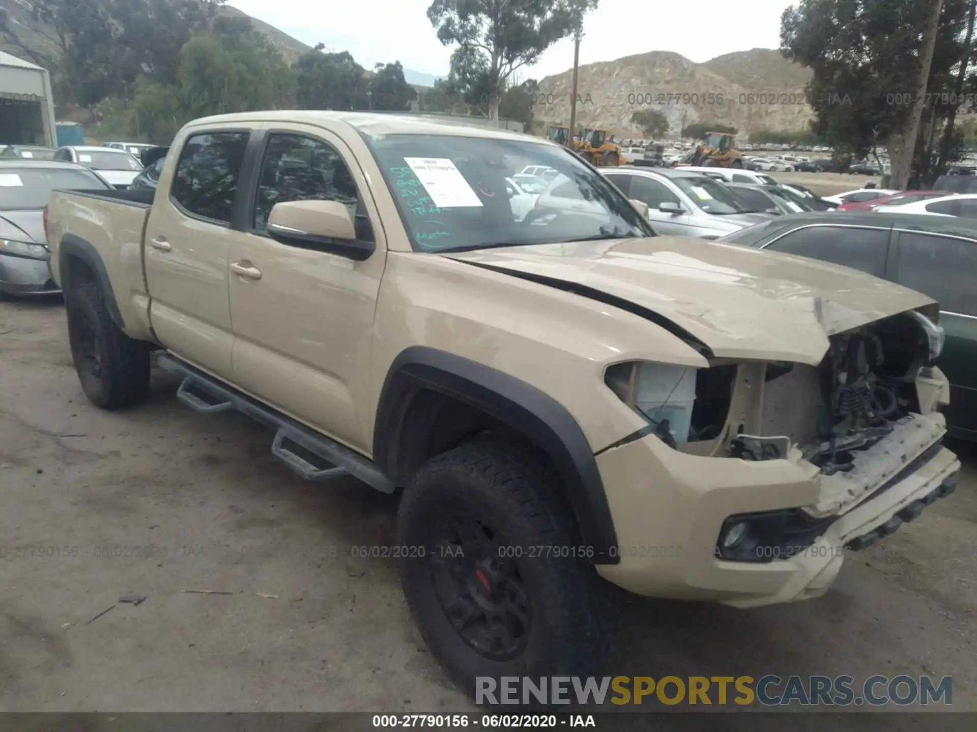 1 Photograph of a damaged car 3TMDZ5BN5KM070784 TOYOTA TACOMA 2019