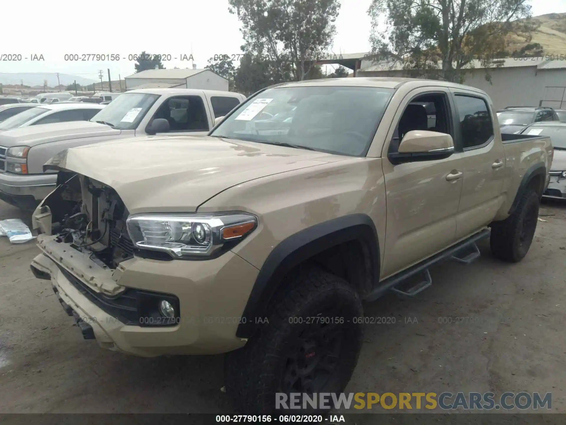 2 Photograph of a damaged car 3TMDZ5BN5KM070784 TOYOTA TACOMA 2019