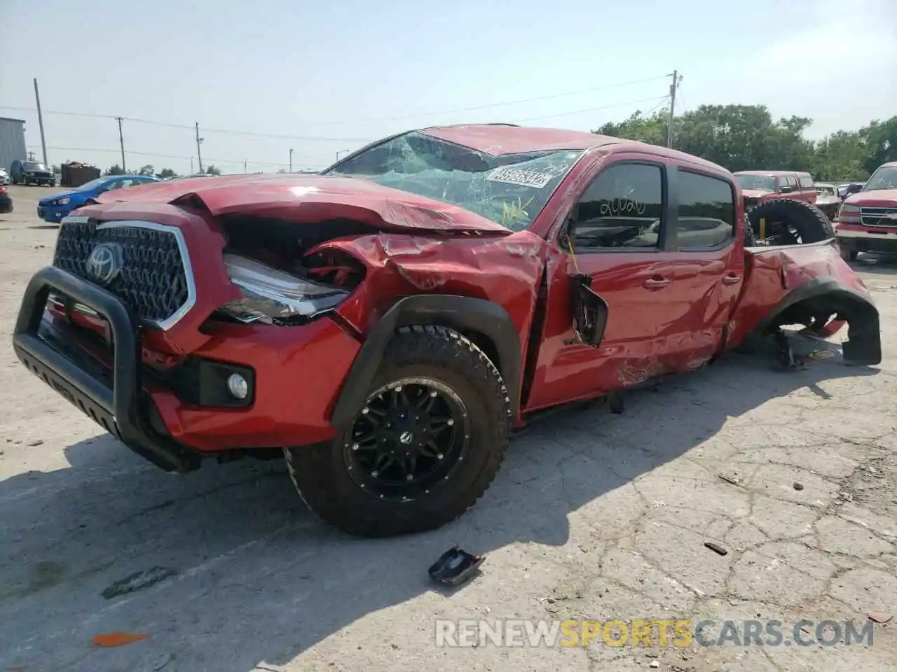 2 Photograph of a damaged car 3TMDZ5BN5KM074673 TOYOTA TACOMA 2019