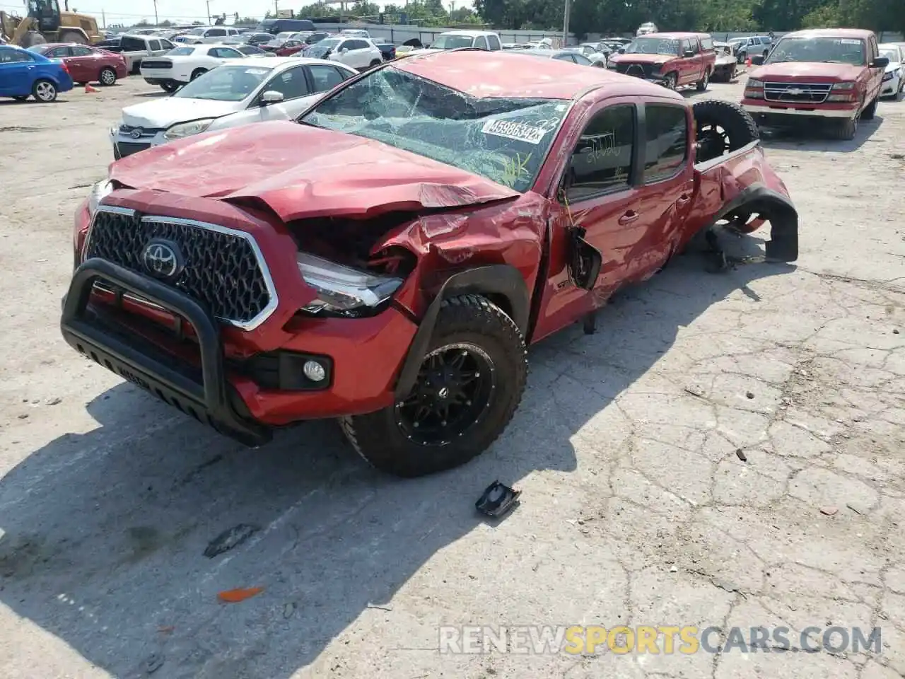 9 Photograph of a damaged car 3TMDZ5BN5KM074673 TOYOTA TACOMA 2019