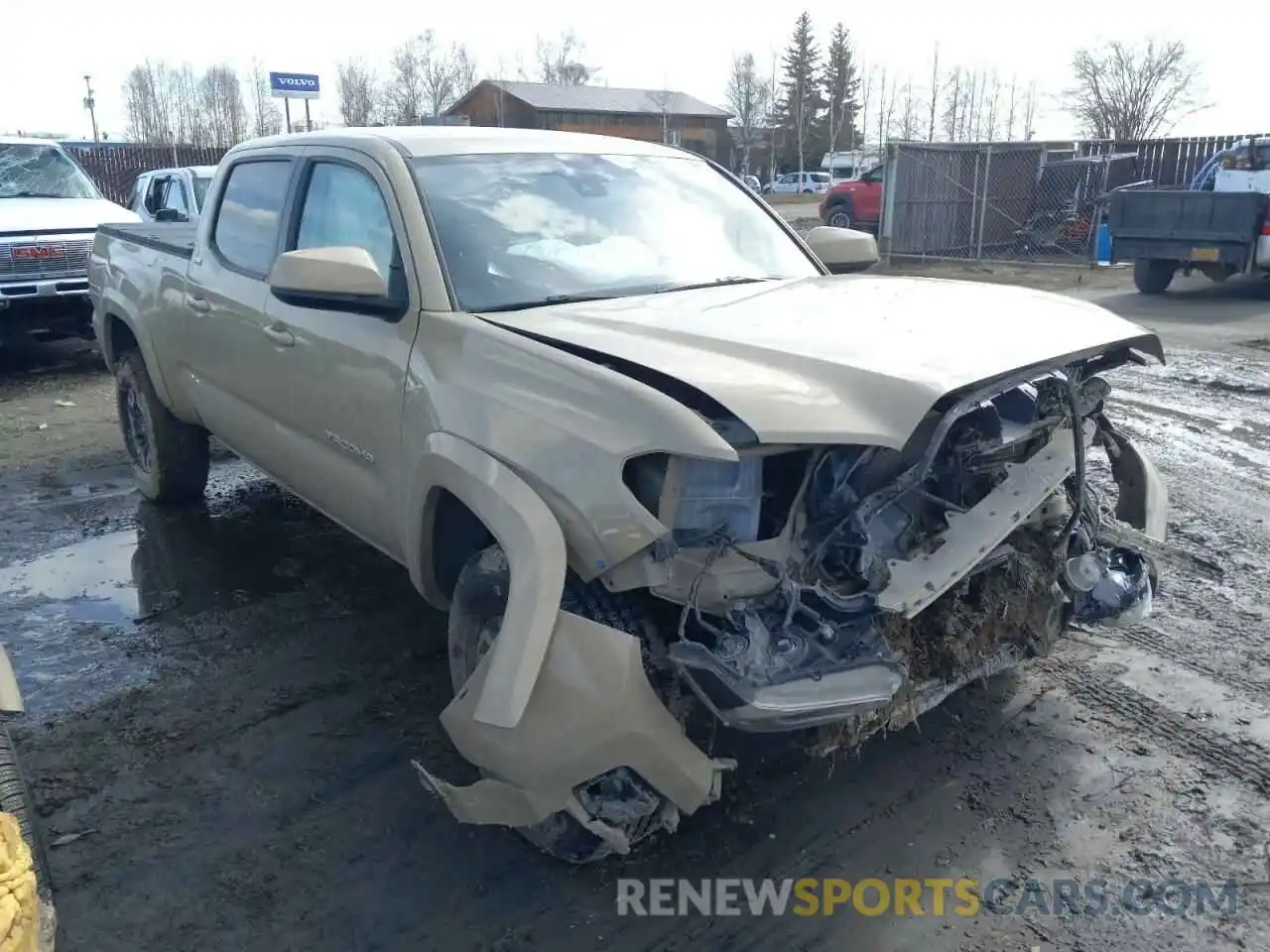 1 Photograph of a damaged car 3TMDZ5BN6KM055307 TOYOTA TACOMA 2019