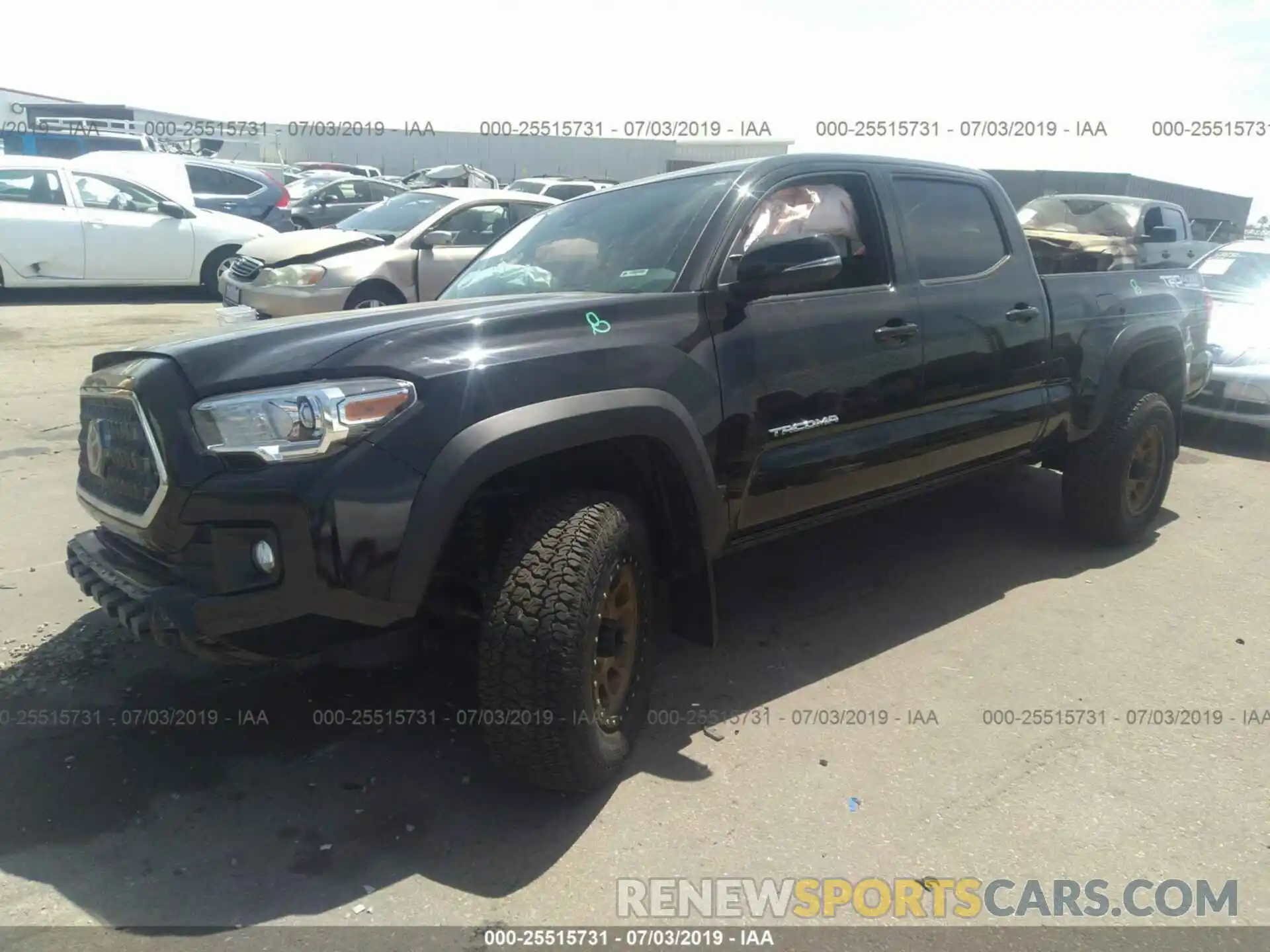 2 Photograph of a damaged car 3TMDZ5BN6KM058224 TOYOTA TACOMA 2019