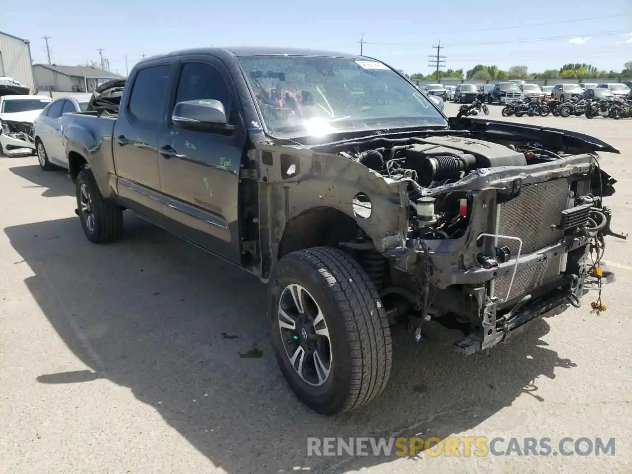 1 Photograph of a damaged car 3TMDZ5BN6KM060037 TOYOTA TACOMA 2019