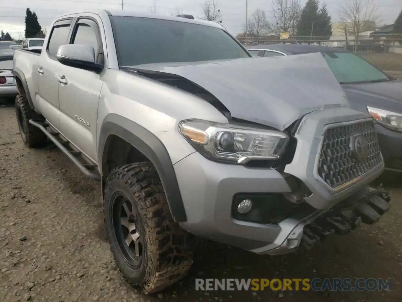 1 Photograph of a damaged car 3TMDZ5BN6KM060555 TOYOTA TACOMA 2019