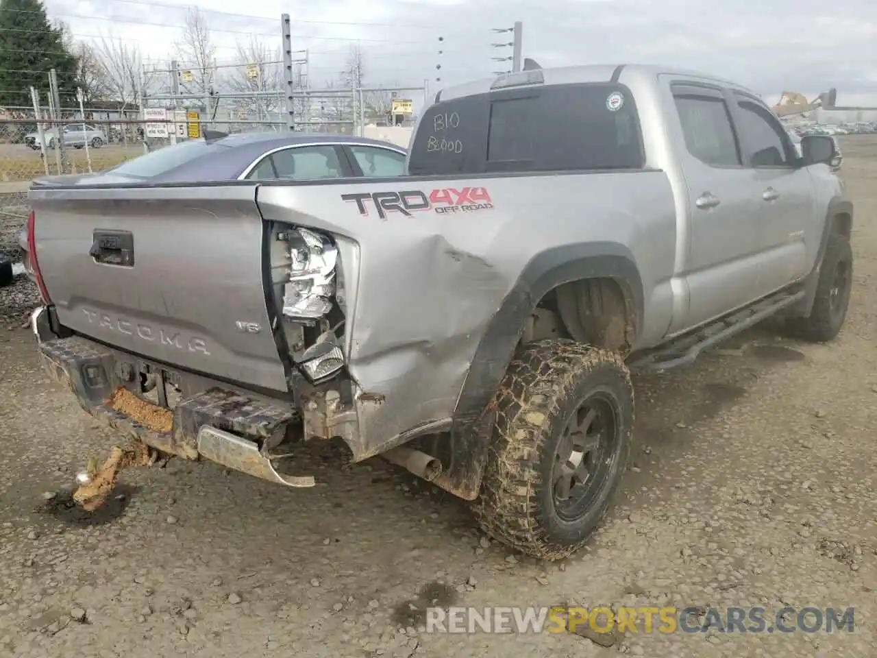 4 Photograph of a damaged car 3TMDZ5BN6KM060555 TOYOTA TACOMA 2019