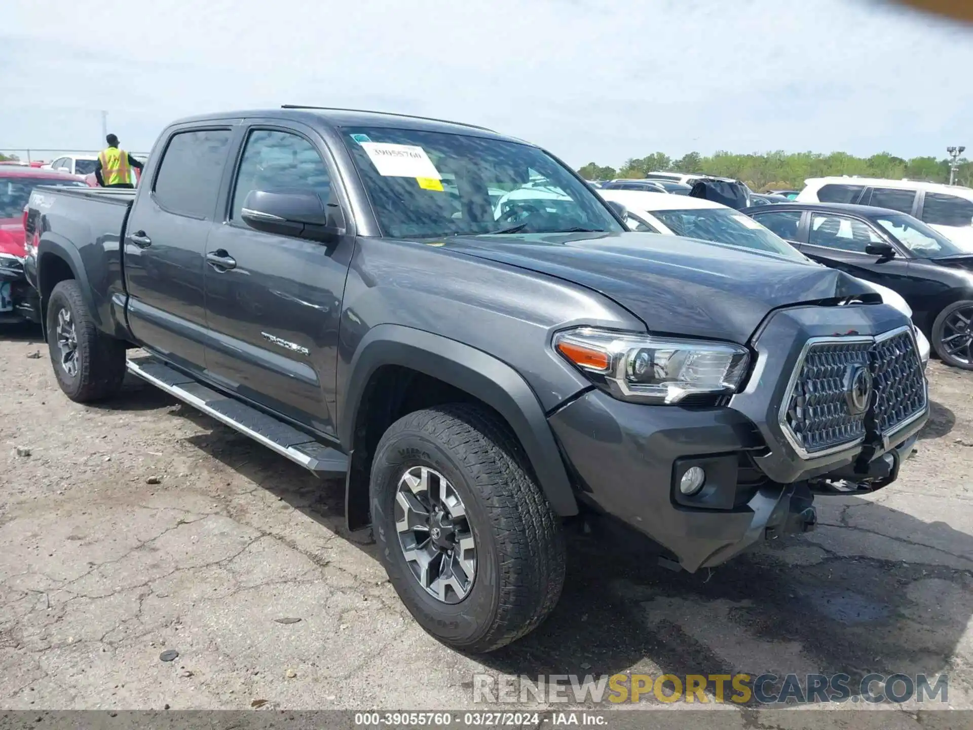 1 Photograph of a damaged car 3TMDZ5BN6KM064489 TOYOTA TACOMA 2019