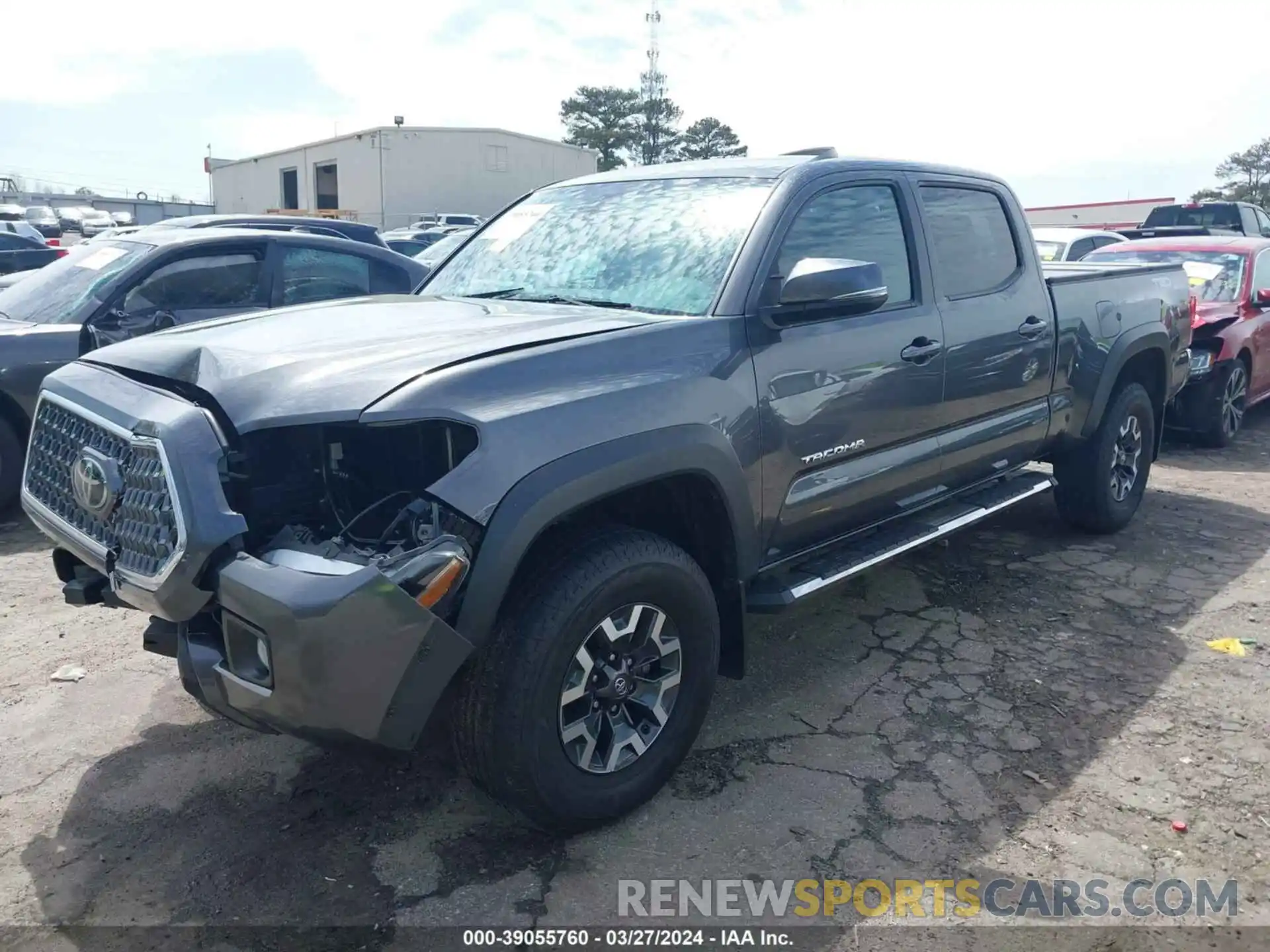 2 Photograph of a damaged car 3TMDZ5BN6KM064489 TOYOTA TACOMA 2019