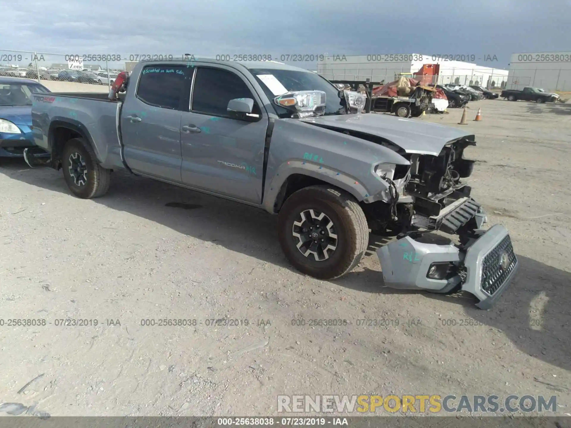 1 Photograph of a damaged car 3TMDZ5BN6KM066937 TOYOTA TACOMA 2019