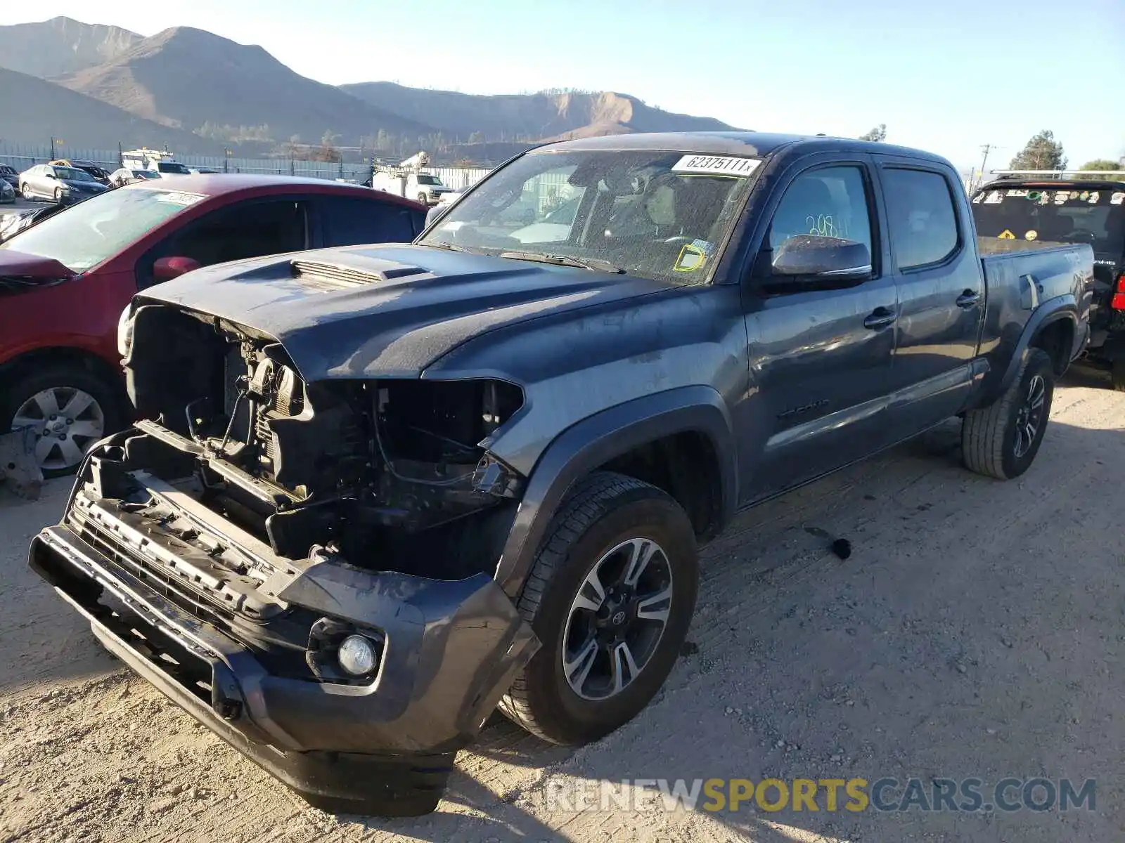 2 Photograph of a damaged car 3TMDZ5BN6KM067960 TOYOTA TACOMA 2019