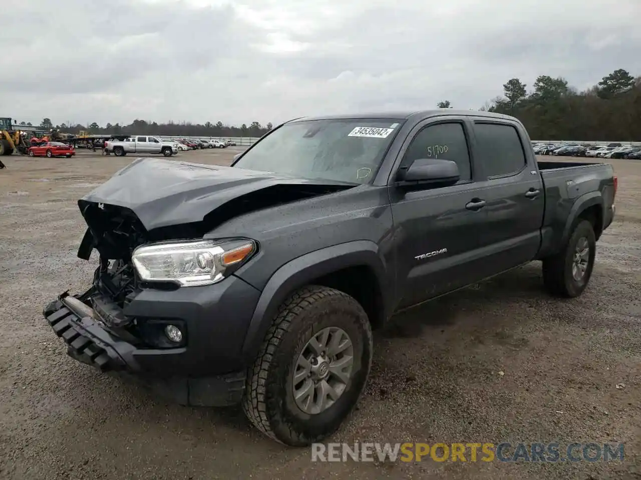 2 Photograph of a damaged car 3TMDZ5BN6KM068364 TOYOTA TACOMA 2019