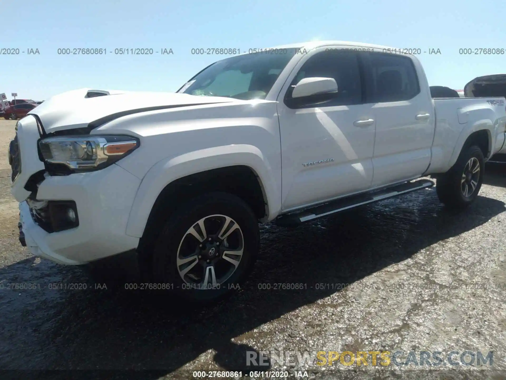 2 Photograph of a damaged car 3TMDZ5BN6KM071085 TOYOTA TACOMA 2019