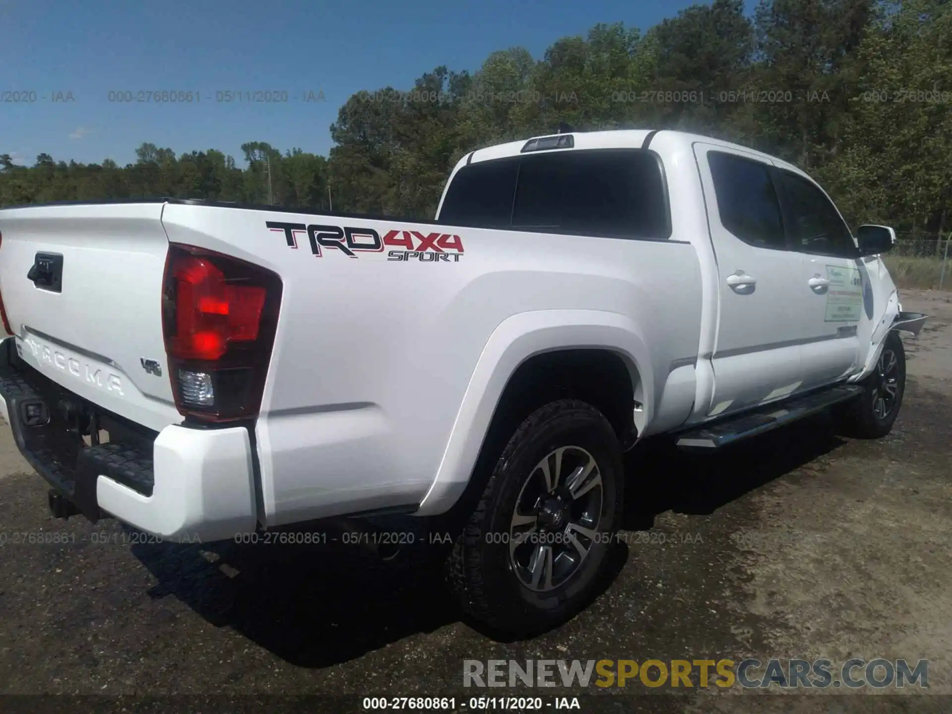 4 Photograph of a damaged car 3TMDZ5BN6KM071085 TOYOTA TACOMA 2019