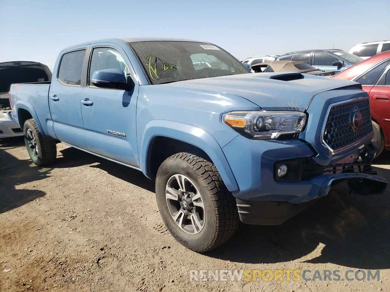 1 Photograph of a damaged car 3TMDZ5BN6KM077792 TOYOTA TACOMA 2019