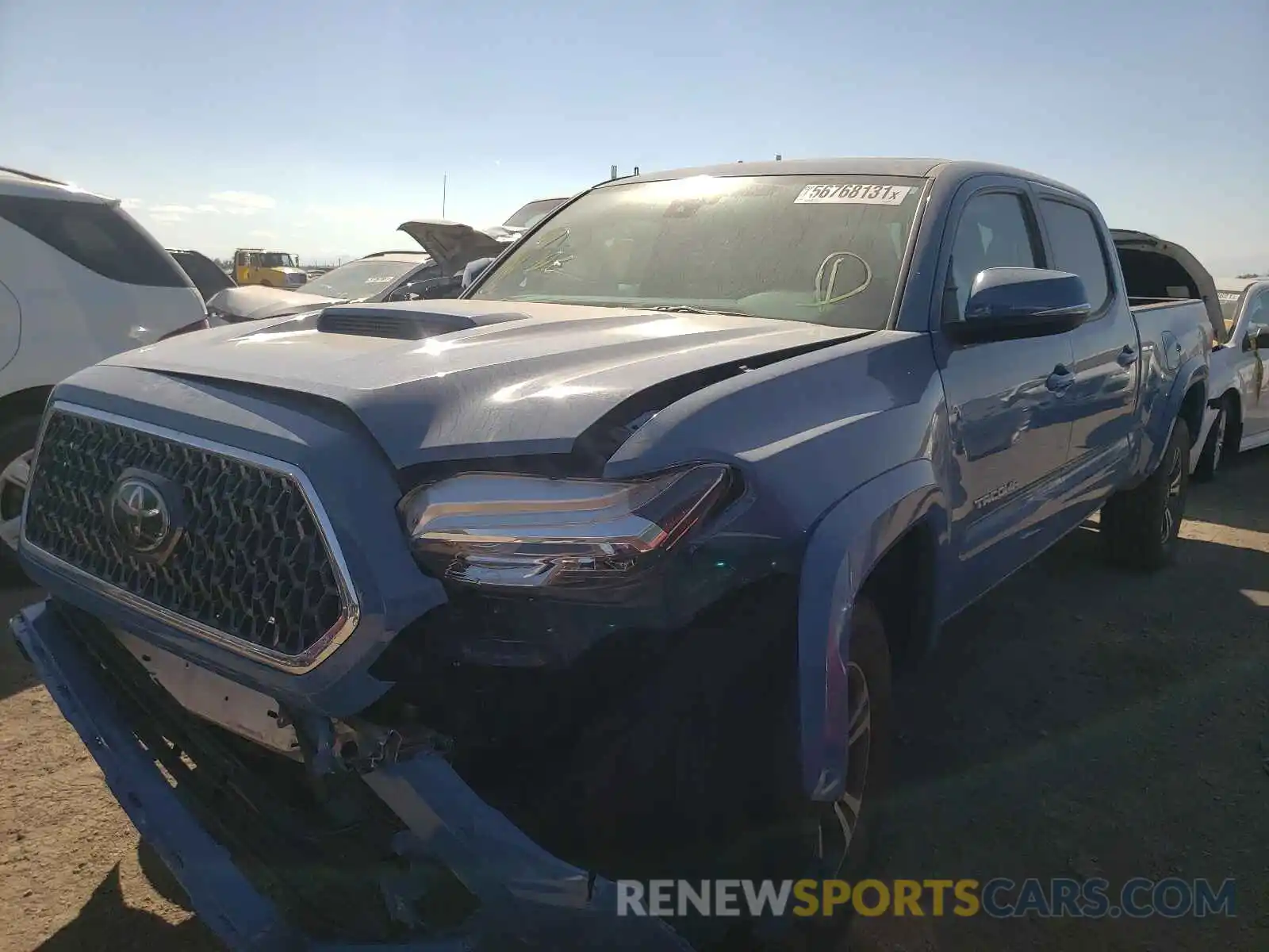 2 Photograph of a damaged car 3TMDZ5BN6KM077792 TOYOTA TACOMA 2019