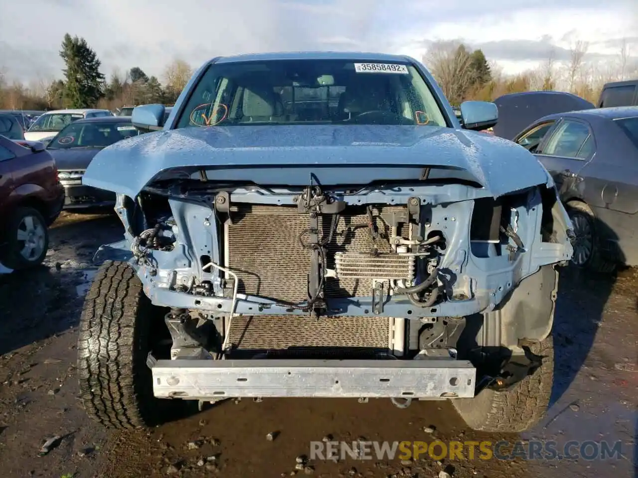 9 Photograph of a damaged car 3TMDZ5BN6KM078084 TOYOTA TACOMA 2019