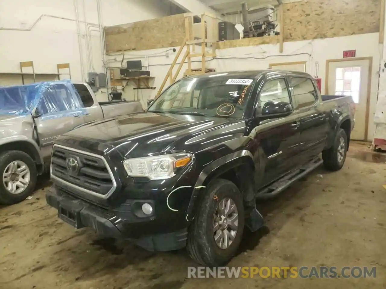 2 Photograph of a damaged car 3TMDZ5BN6KM078442 TOYOTA TACOMA 2019