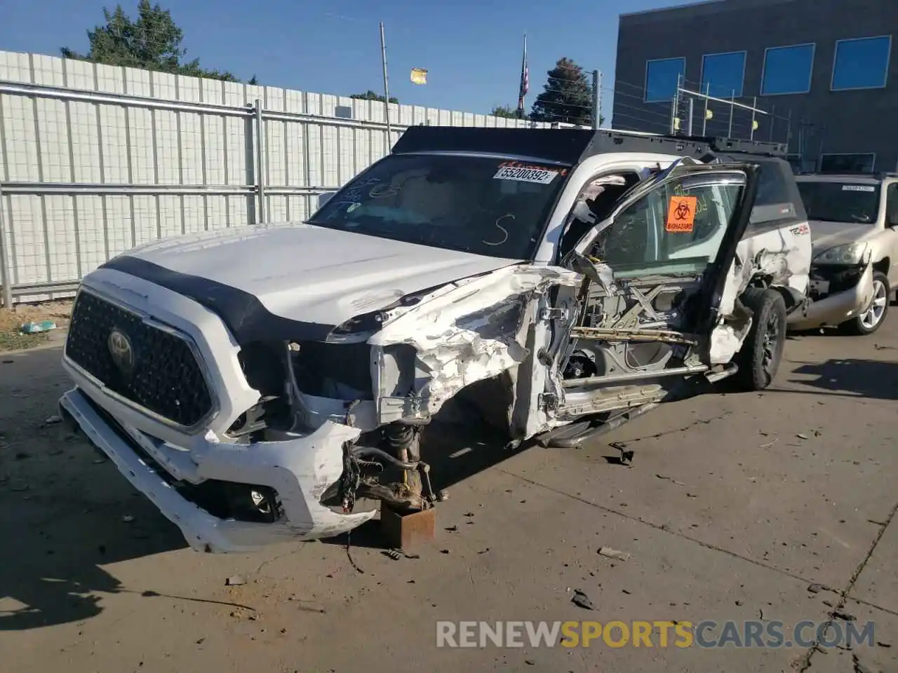 2 Photograph of a damaged car 3TMDZ5BN6KM079879 TOYOTA TACOMA 2019