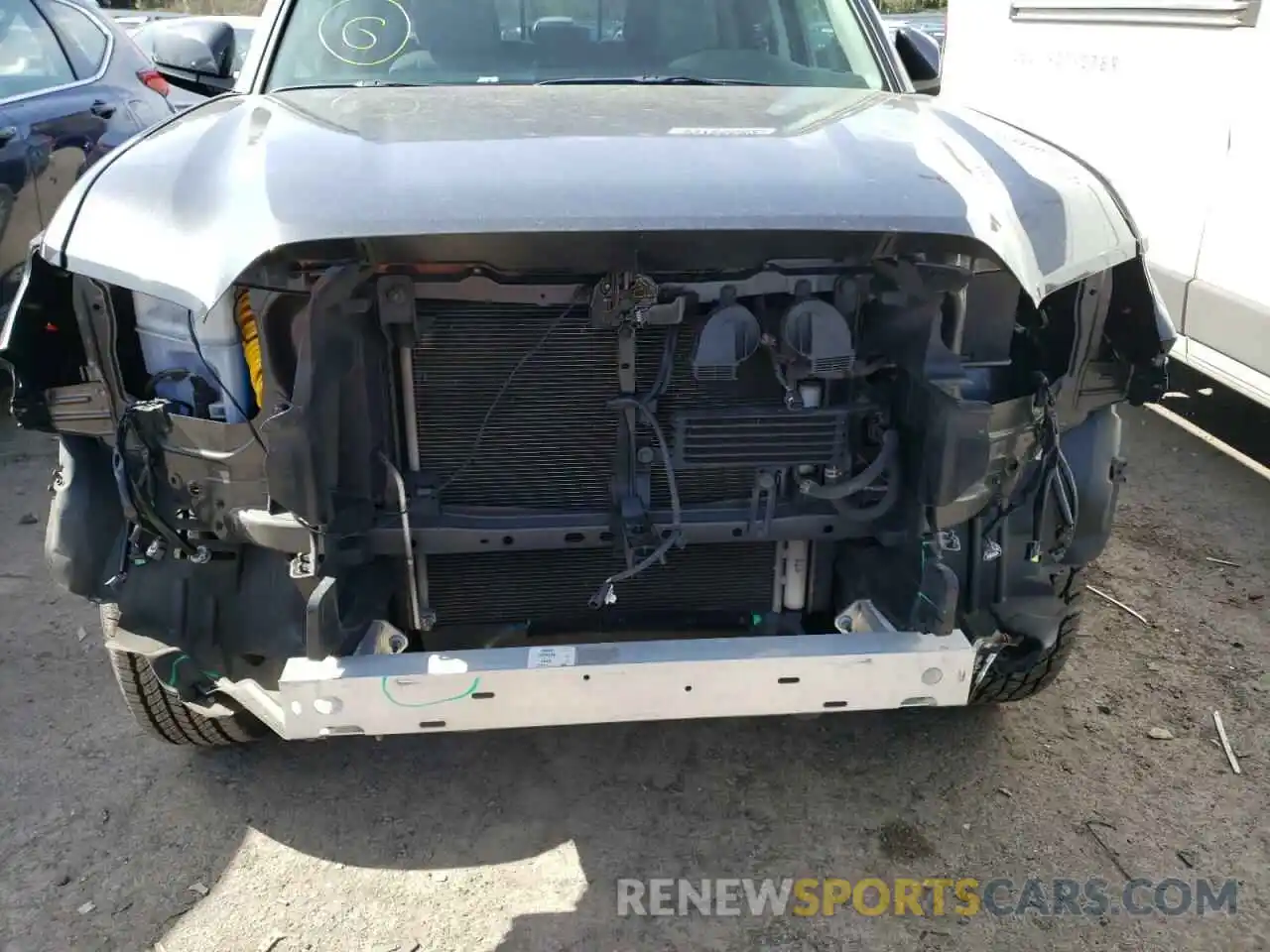 9 Photograph of a damaged car 3TMDZ5BN7KM055851 TOYOTA TACOMA 2019